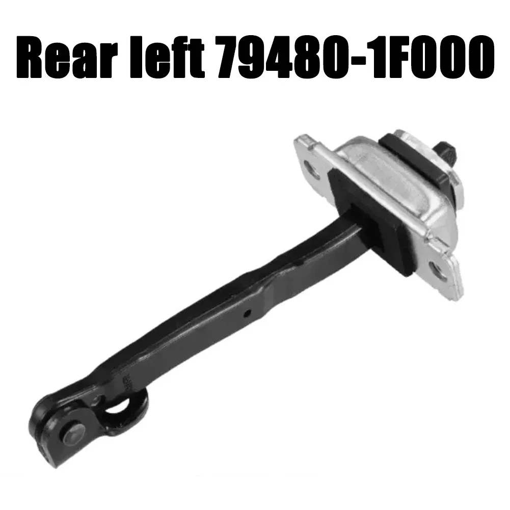 

Car Door Limiter Car Door Check Car Maintenance High Reliability Metal Material Perfect Match For Car Black & Silver