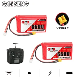 GNB 2S 7.4V 6500mAh 5C akumulator LiPo do odbiornika RadioMaster Boxer do dronów RC części FPV akumulator do pilota