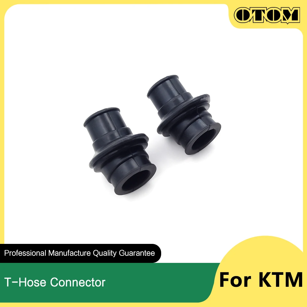OTOM 2023 Motorcycle Three-way Water Pipe Rubber Sleeve Original T-Hose Connector Radiator Cooler For KTM HUSQVARNA GASGAS Bikes