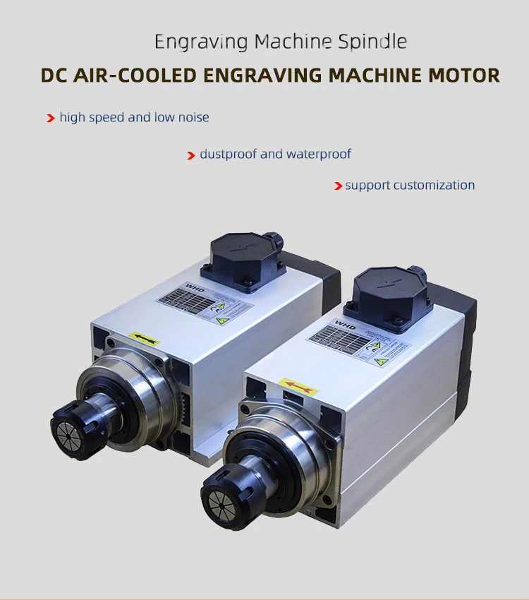 2026 مخصص تيار مستمر 220 فولت 380 فولت تبريد الهواء الكهربائية المغزل السلطة رئيس للفتاحات النجارة آلة الحفر المغزل المحرك #2