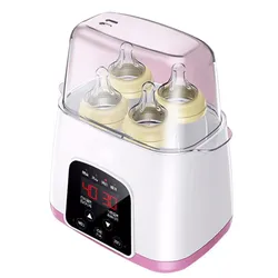 Automatische Intelligente Thermostaat Melk Flessenwarmer Flessenwarmer Fles Sterilisator Desinfectie Led 2 In 1 Melk Sterilisator