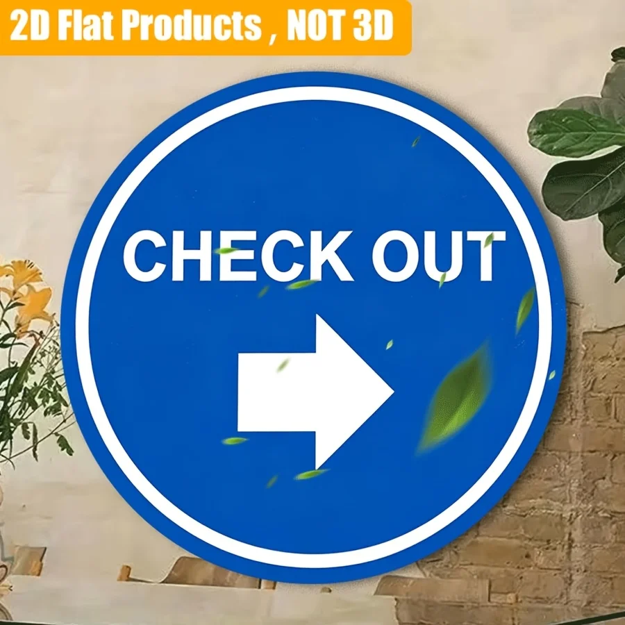 Check Out Right Arrow Sign Metal Sign, Aluminum Signs, UV Protected And, Weather Resistant, Durable Ink, Easy to Mount for Outdo