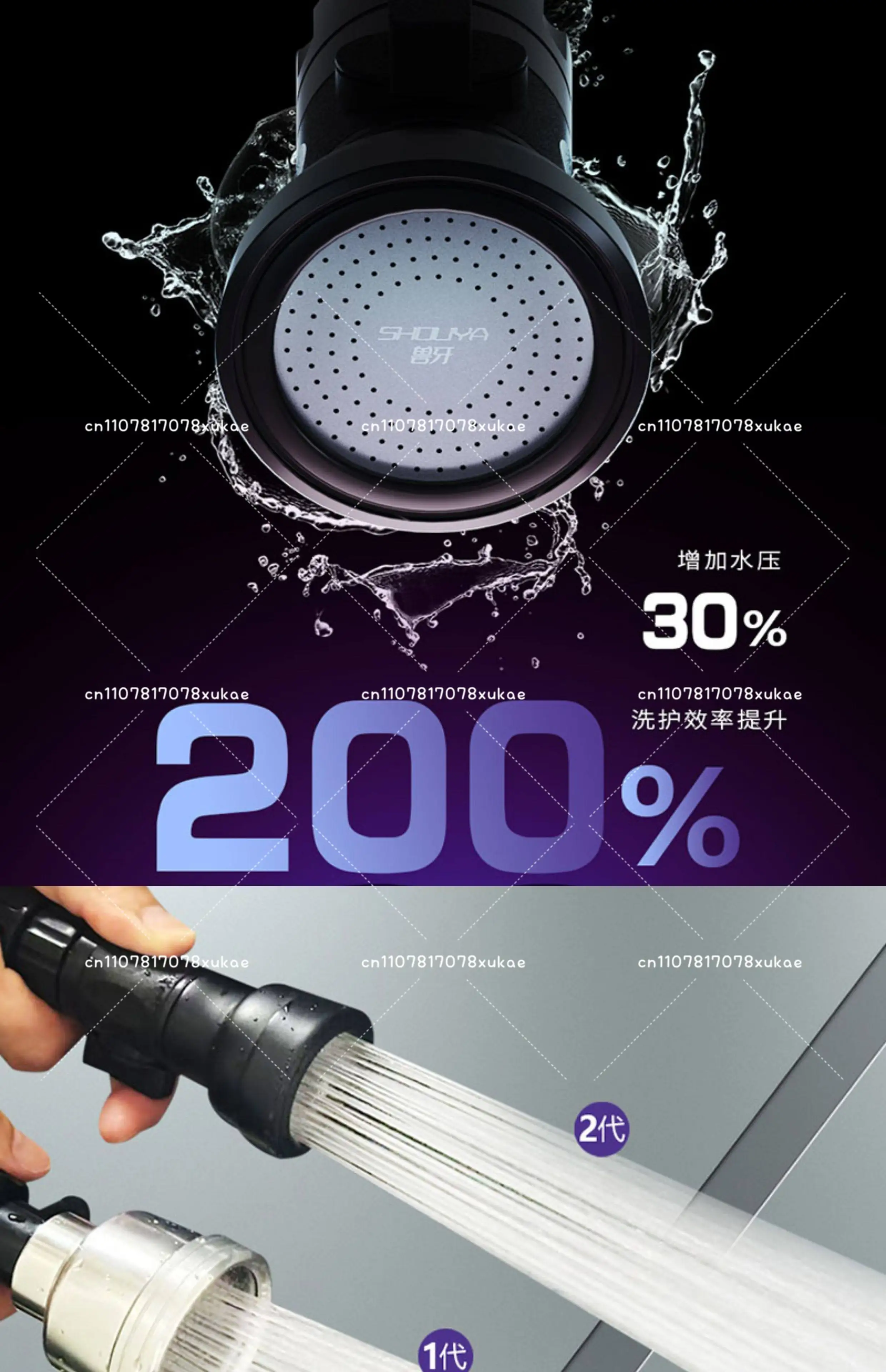 

Набор насадок для душа для больших собак и кошек: напорный распылитель для легкого ухода и чистки питомцев