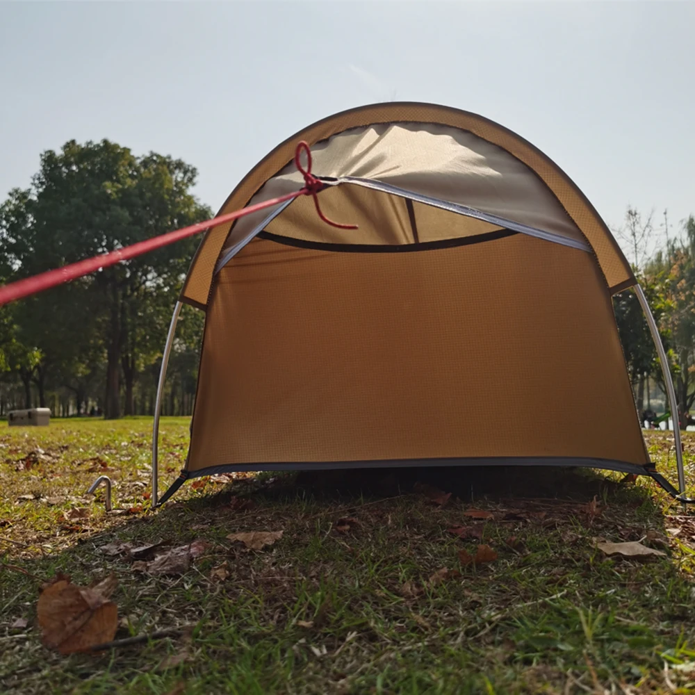 Imagem -06 - Nova Pu4000 mm Ultraleve Tenda Pessoa Barraca de Acampamento ao ar Livre à Prova Impermeável Água Mochila Bolsa Dormir Caminhadas Tenda Viagem Equipamentos