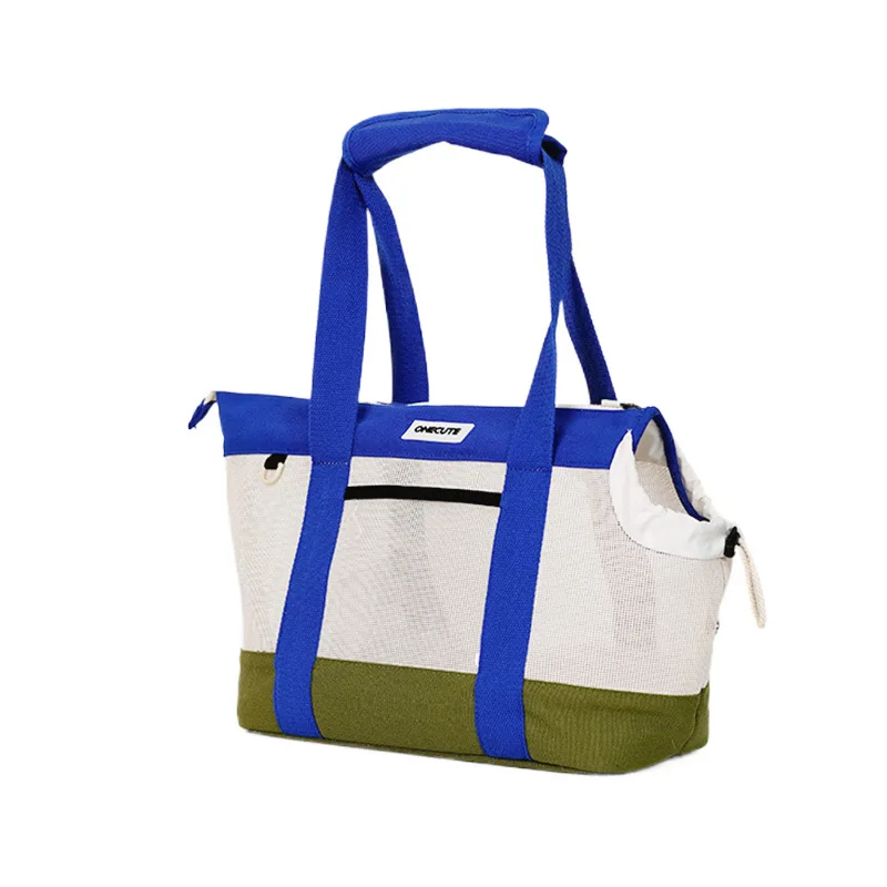

Korean style pet bag, handbag, shoulder bag, breathable, stress resistant, breathable mesh, small dog backpack, portable dog bag