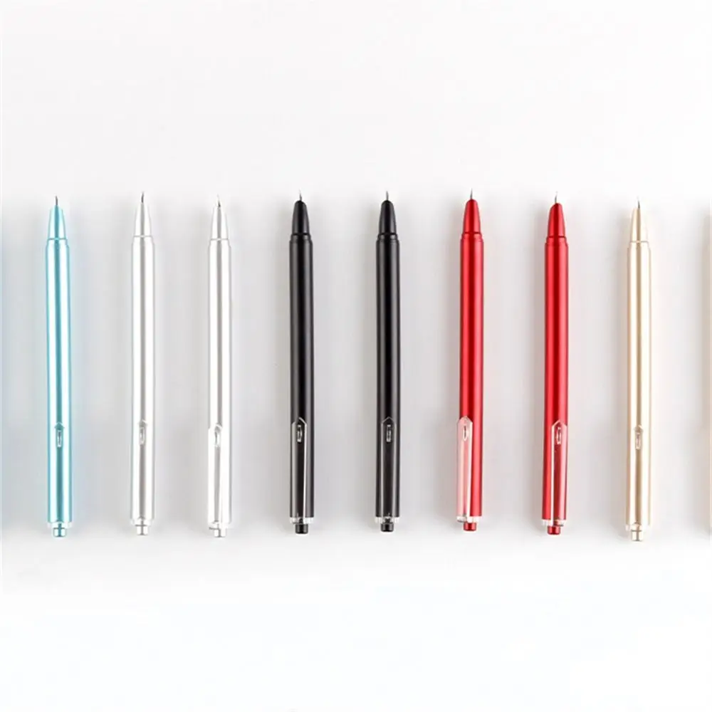 Office Multicolor 0.38mm Stationery Student Metal Press Fountain Pen Retractable Fountain Pen Signature Pen Fountain Pen