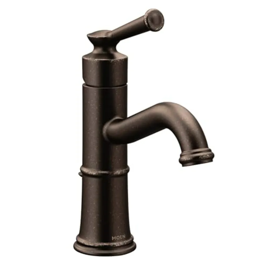 

Belfield Oil Rubbed Bronze One-Handle Bathroom Sink Faucet with Drain Assembly and Optional Deckplate 6402ORB