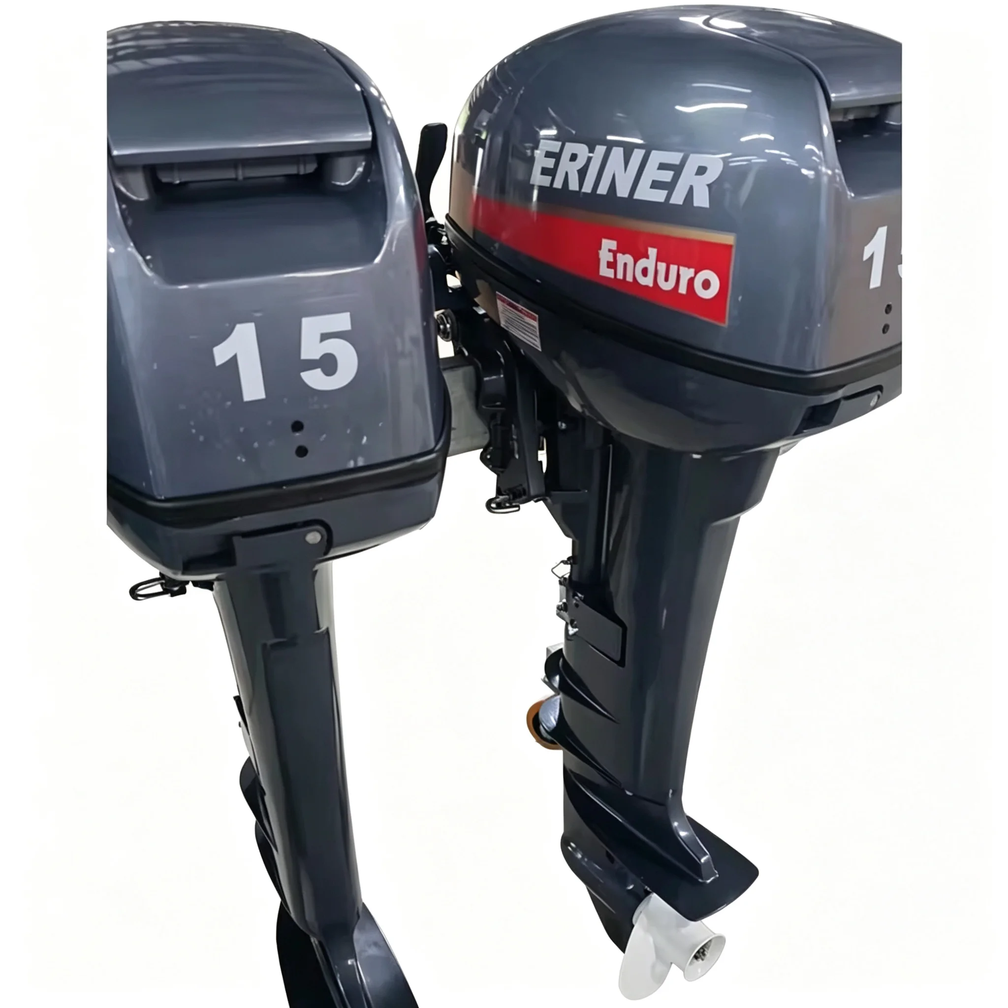 6B4 Enduro 2 Stroke 15HP Outboard Motor For Yamaha Style Boat Engine 246cc Manual Start Fisherman