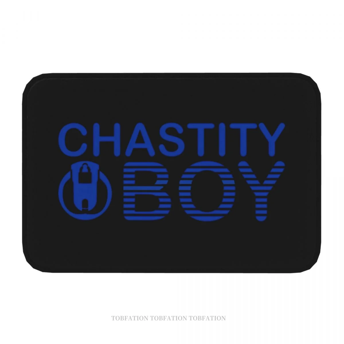 BDSM Bondage Discipline Dominance Submission Kitchen Non-Slip Carpet CHASTITY BOY Blue Label Flannel Mat Entrance Door Doormat