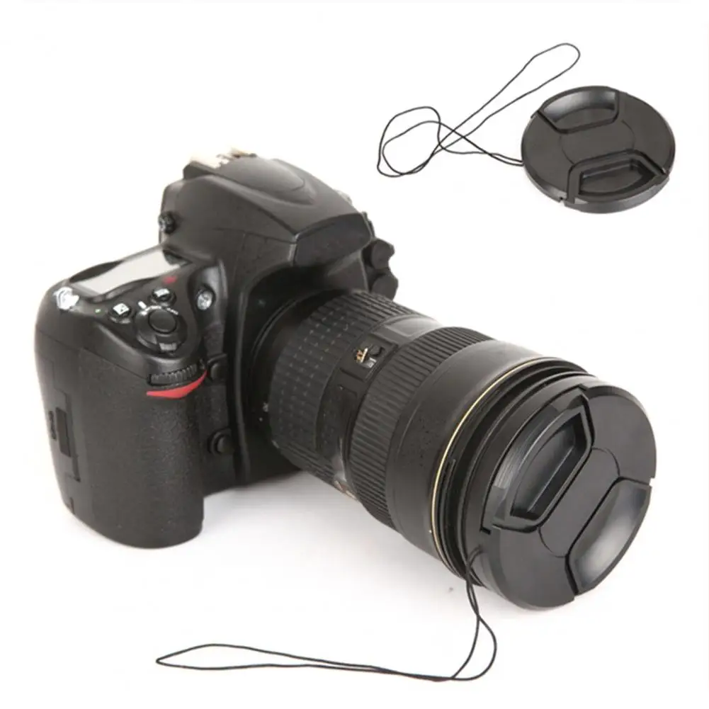 Защитная пленка для объектива камеры Прочная универсальная защита крышки объектива камеры для ударопрочности Простая установка Защелкивающаяся для камеры