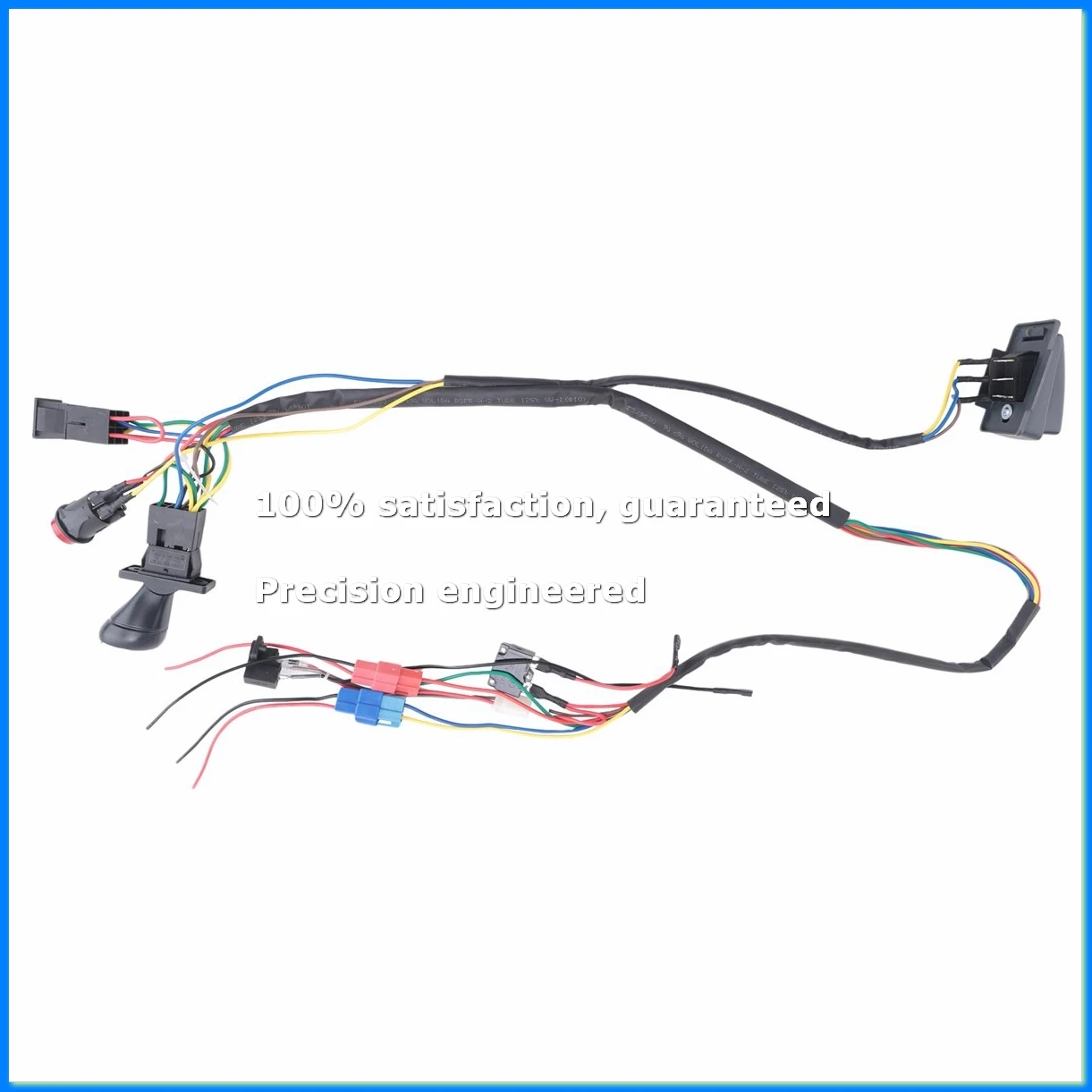 

Children Electric Car DIY Modified Wires and Switch Kit, Kids Electric Car 4WD Ride on Toys Accessories Single Line-SPMI