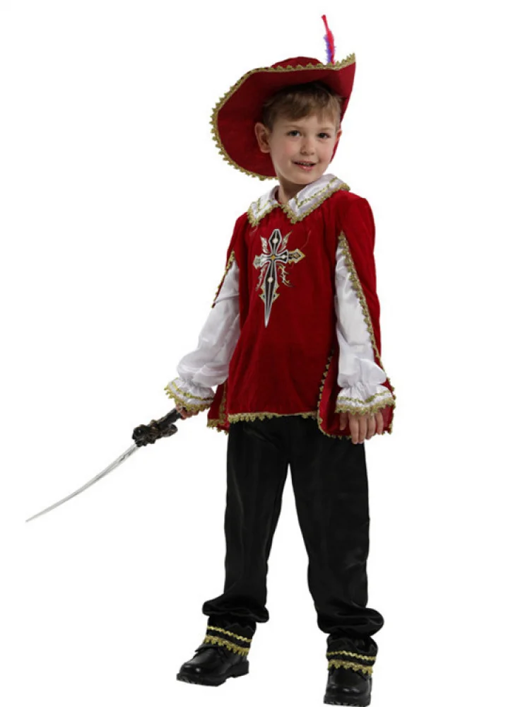 

Костюм для косплея на Хэллоуин, детская маска, танцевальный костюм принца, костюм королевской доспехи, одежда для мальчиков, наряд короля