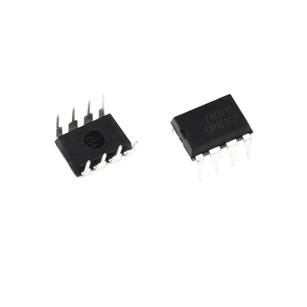 10PCS/LOT OP07CP OP07 DIP-8 Low Noise Operational Amplifier New Good Quality Chipset