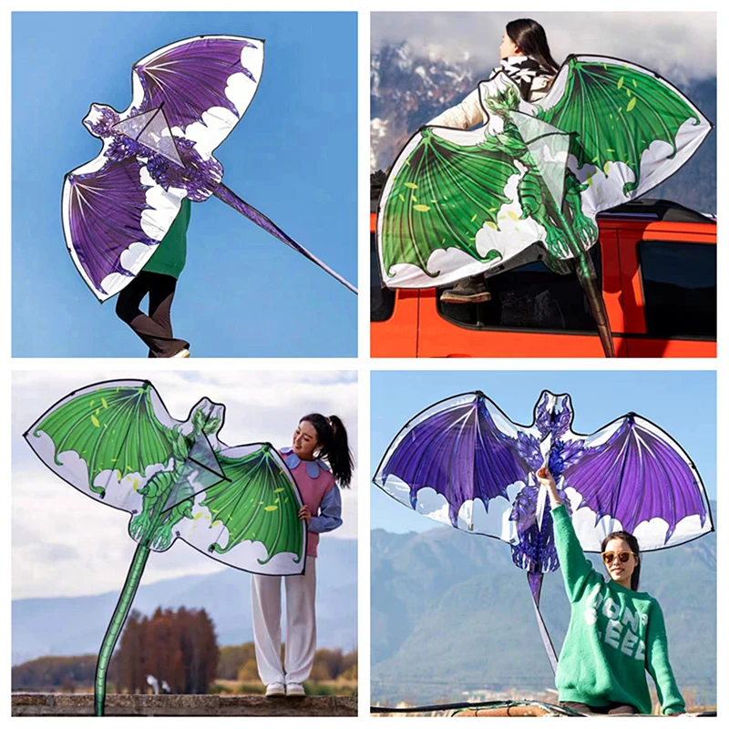 Free Shipping dragon kites flying for children kites fabric nylon weifang kites factory Outdoor toys flying dragon kite surfing