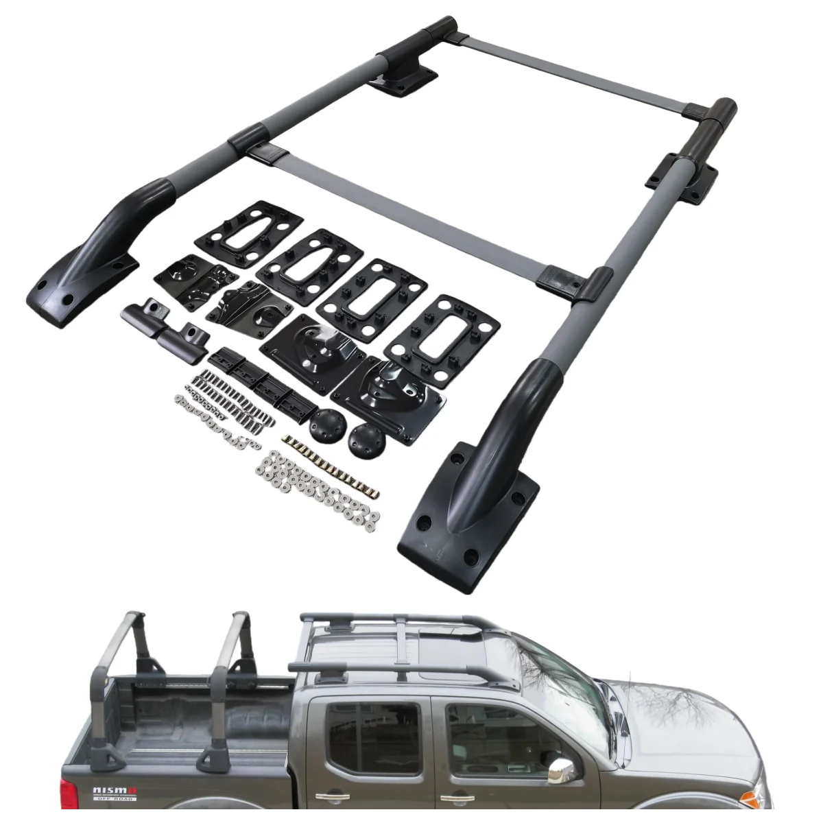 High Quality Aluminum Alloy Car Roof Rack Luggage Rack Roof Rails Luggage Carrier Car Carrier for Niss.an Fr.o.ntier 2007-2017