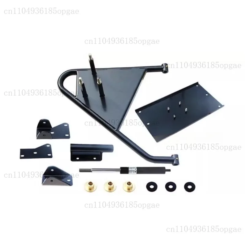 

Усиленная рама для запасного колеса, модифицированный и установленный кронштейн для крепления запасного колеса на задней двери (старая модель).