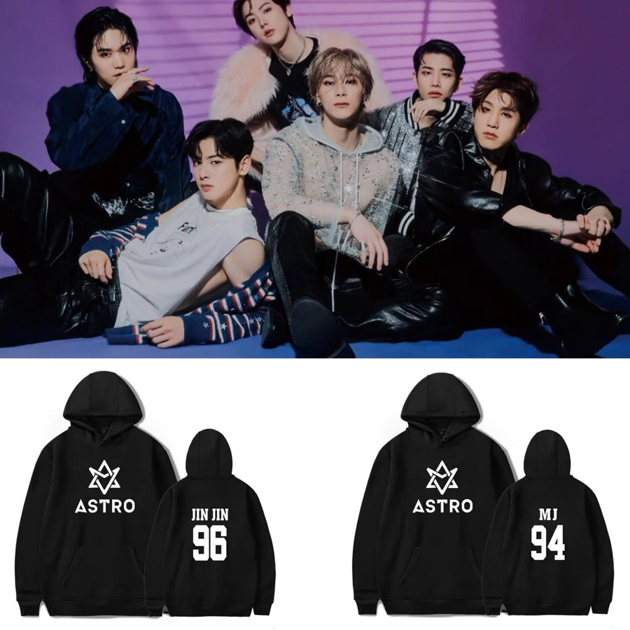 

KPOP ASTRO Album Oversized Women/Men Hoodie Sweatshirt Streetwear Hip Hop Pullover Hooded Jacket Casual Tracksuit Couple Clothes