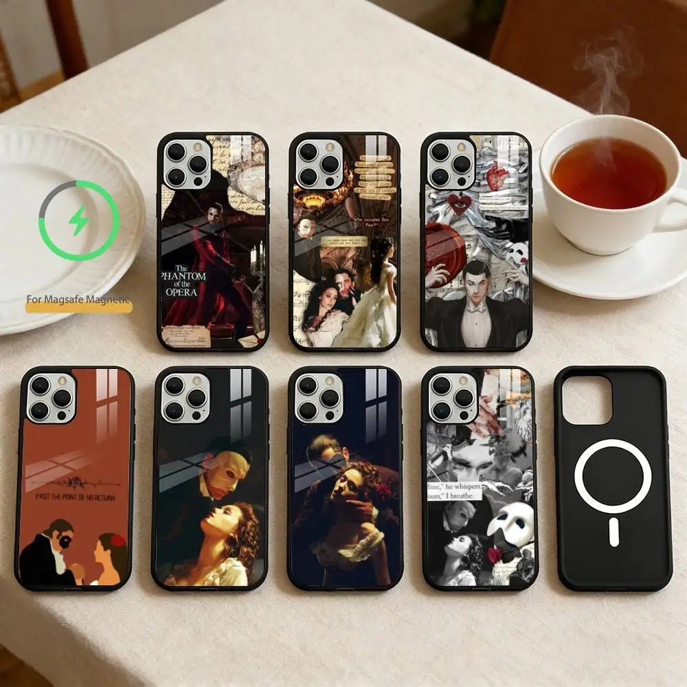 

The Phantom of the Opera Phone Case For iPhone 14,16,15,13,17,12,Plus,Pro,Max Magnetic For Magsafe Frosted Cover