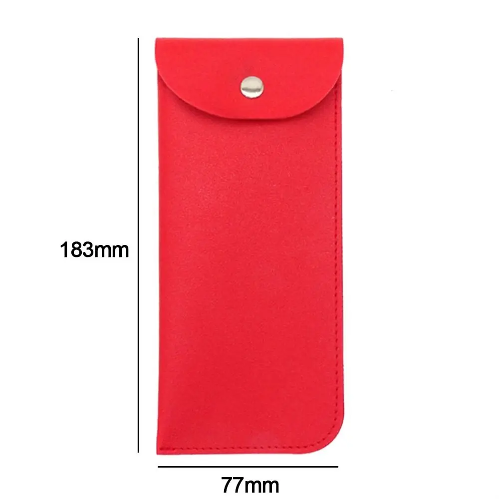 กระเป๋าใส่แว่นตาแบบเรียบง่าย กระเป๋าใส่แว่นกันแดดหนัง PU นุ่ม ซองใส่แว่นตาสำหรับผู้หญิงและผู้ชาย