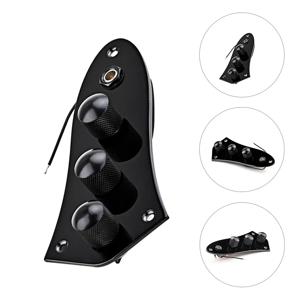 

1 set 1 Set Control Plate Replacement For Electric Jazz Guitar Durable Control Board Guitar Parts Accessories