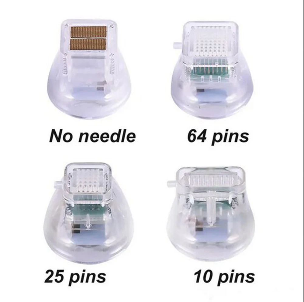 Replace Disposable Microneedle Fractional RF Cartridge 10/25/64 pins Nano Chip Gold Plated Consumable for Tattoo