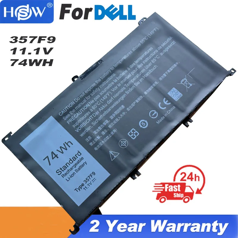 

New 357F9 Laptop Battery For Dell Inspiron 15- 7000 7559 7557 7566 7567 5576 INS15PD-1548B INS15PD-1748B INS15PD-1848B