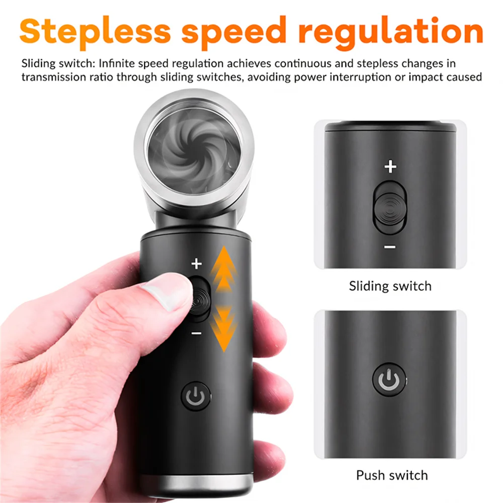 

990000 об/мин Turbo Violent Fan Мощный воздуходувка Бесщеточный двигатель Открытый ручной пылесос Перезаряжаемый вентилятор Инструменты для очистки