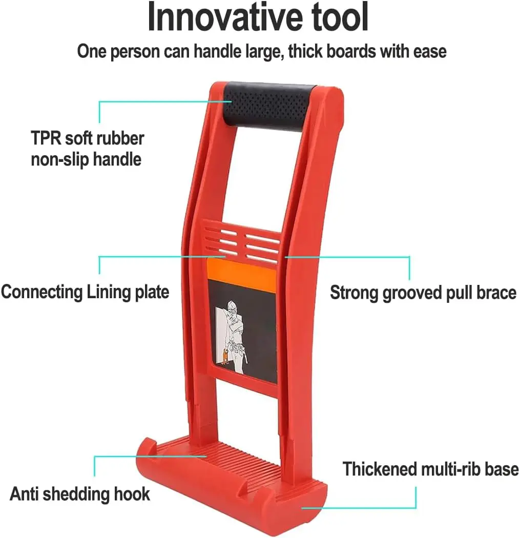 80KG Giant Panel Carrier Handling Wooden Board Load Tool Panel Carrier Plier Drywall Handle Plywood Bedspread For Carrying