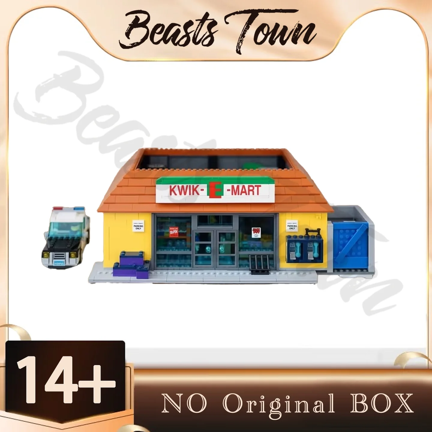 

In Stock Kwik-E-Mart Building Blocks Bricks Model 71016 16004 2179PCS For Kids Halloween Christmas Birthday Gifts