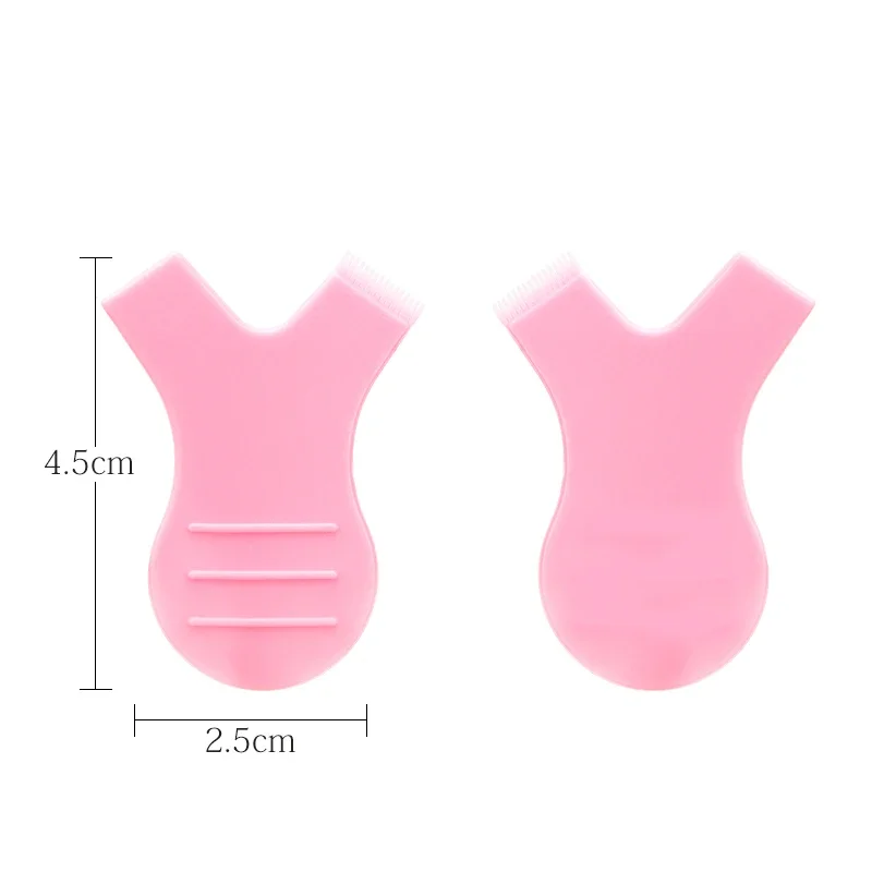 Brosse à cils en plastique réutilisable en forme de Y, pour faux-cils, recourbe-courbé, Extension de cils, outils de nettoyage de maquillage pour femmes, 20/50 pièces