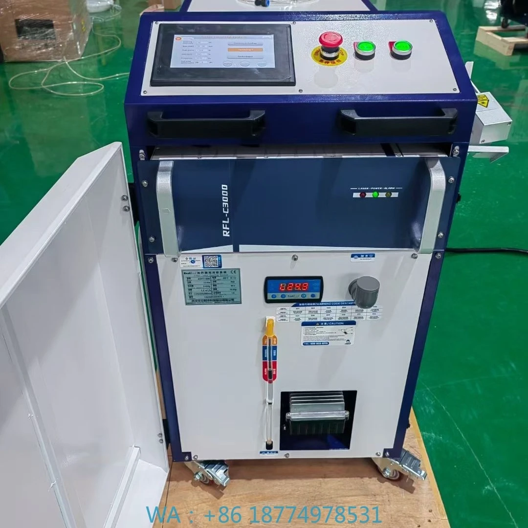 1500w3000w Derusting of Bridge Steel Structure Joints Portable Fiber Rust Removal Cleaning Machine Metal