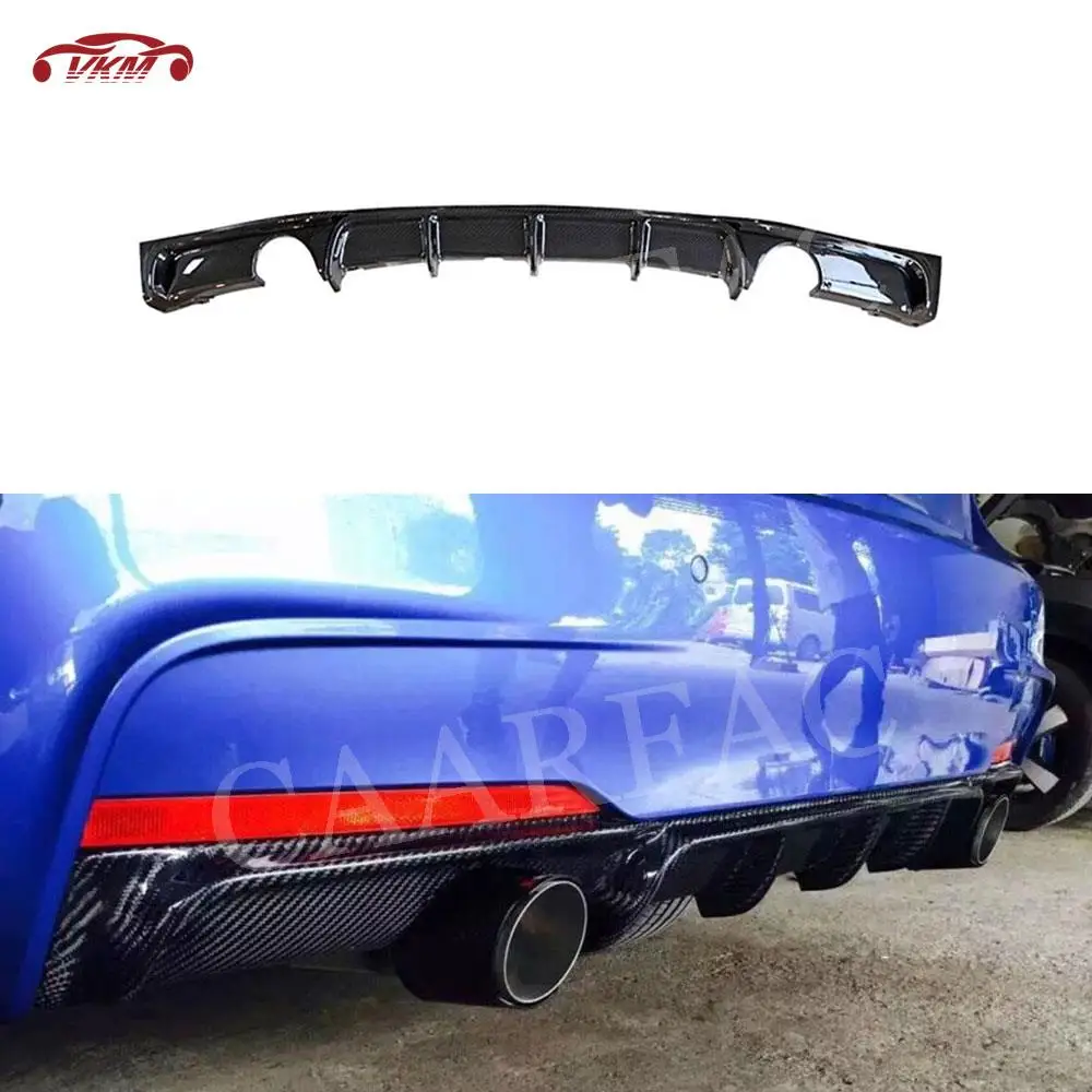 

Rear Lip Diffuser for BMW F30 F35 320i 328i M sport 2012-2018 Fins Guard Bumper Spoiler Protect Cover ABS Carbon Look Styling