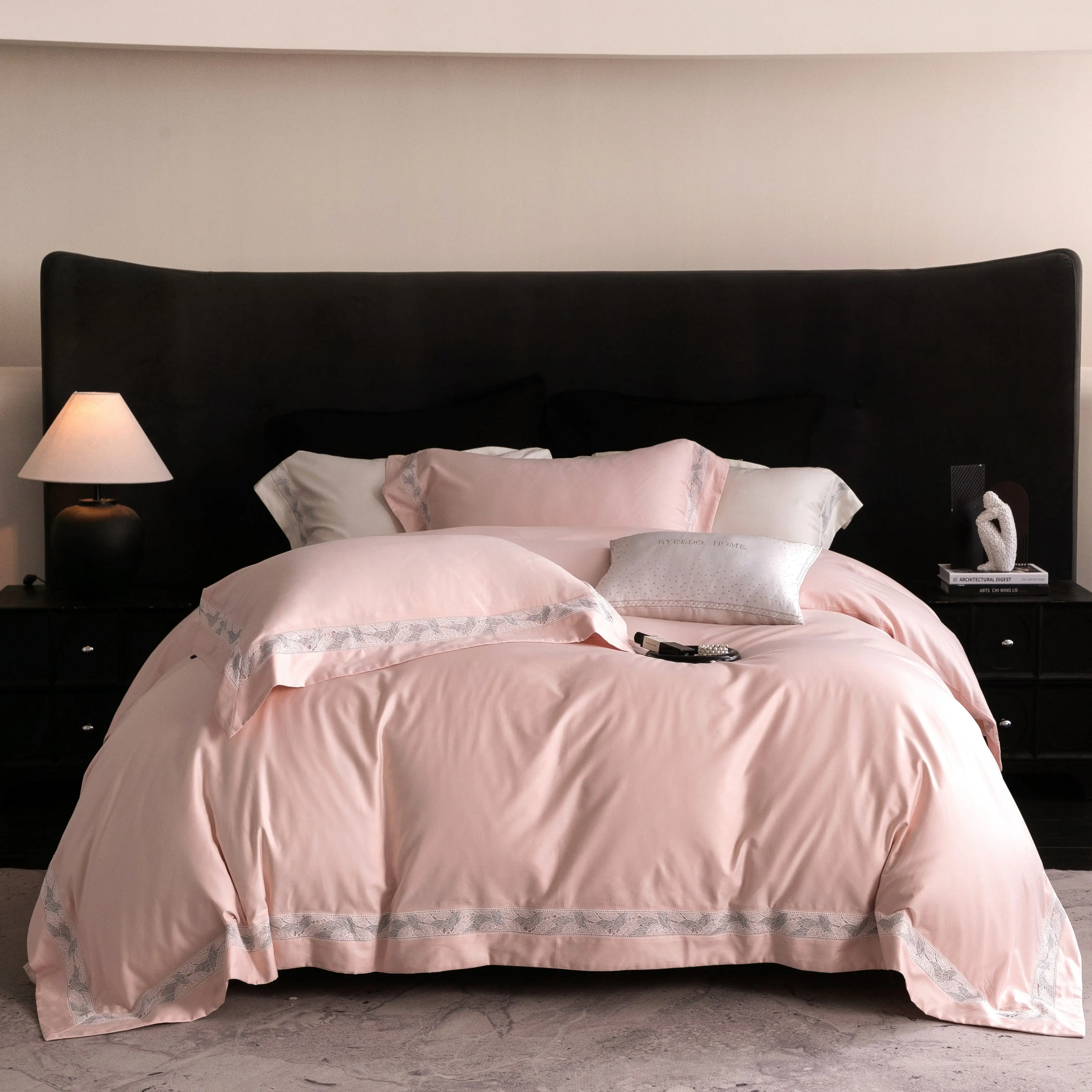 Luxurious 4‑Pieces Bedding Set, Queen & Double Size, Hotel Quality, Duvet Cover + Flat Sheet + Pillowcases