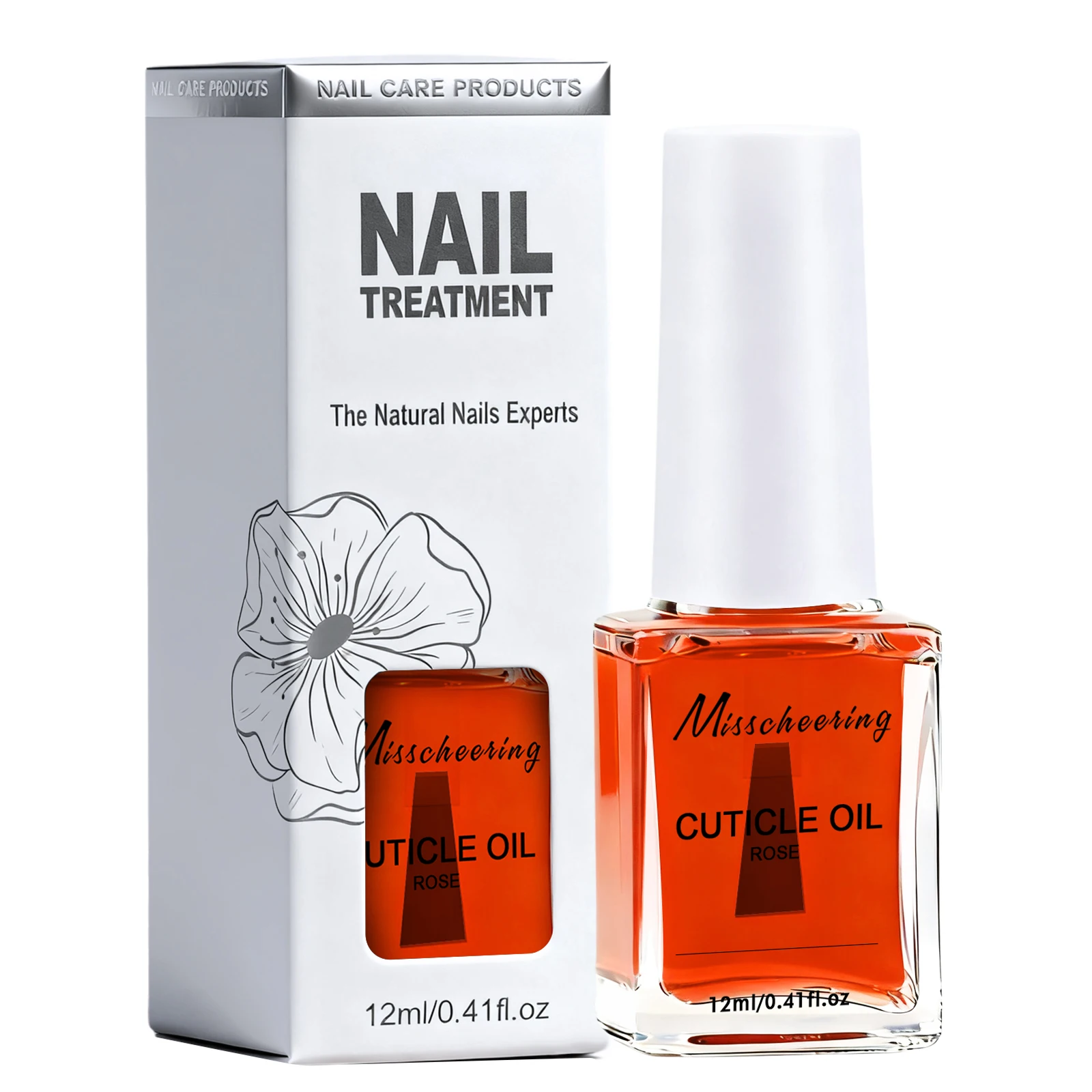 12ml Nail Rose Olio Essenziale Olio Nutrizionale Unghie Riparazione Mano Cuticole Manicure Trattamento Rinforzamento Delle Unghie Forniture Per La Cura