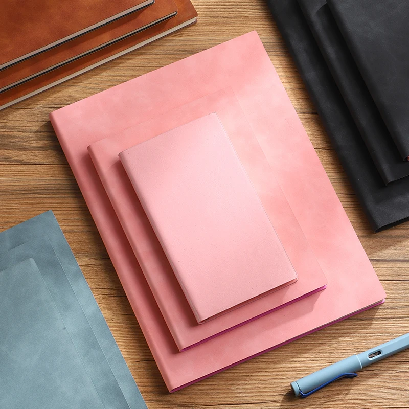 A5 PU Leather Notebook, Exercise Book, Diary, Meeting Minutes, Business Notebook, Available in 8 Colors, Wholesale in Stock