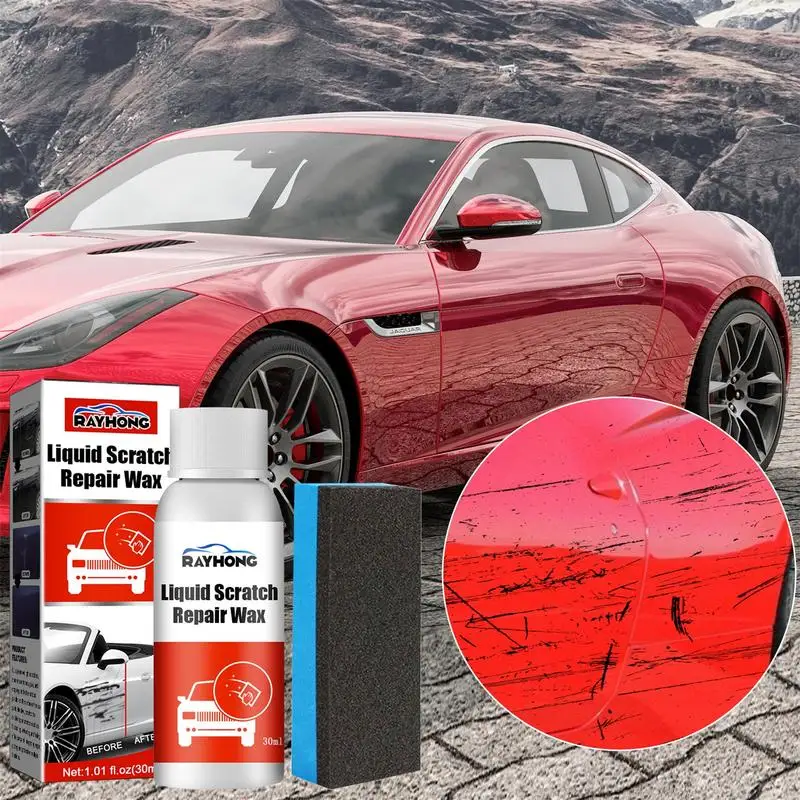 

30ml Liquid Scratch Repair Wax Liquid Car Polishing Agent Anti-Scratch Hydrophobic Car Scratch Remover