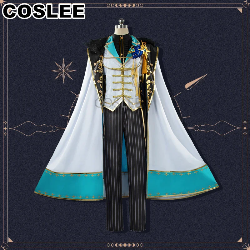 COSLEE Vtuber Nijisanji Kaida Haru Cosplay Costume New Clothes Handsome Uniform Suit Halloween Outfit Customized New