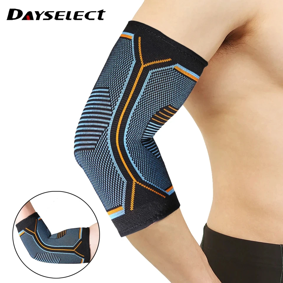 1Pcs Sport Stricken Ellenbogen Klammer für Gewichtheben Kompression Unterstützung Reduzieren Tennis Golfer Ellenbogen und Golfer Ellenbogen Schmerzen Relief