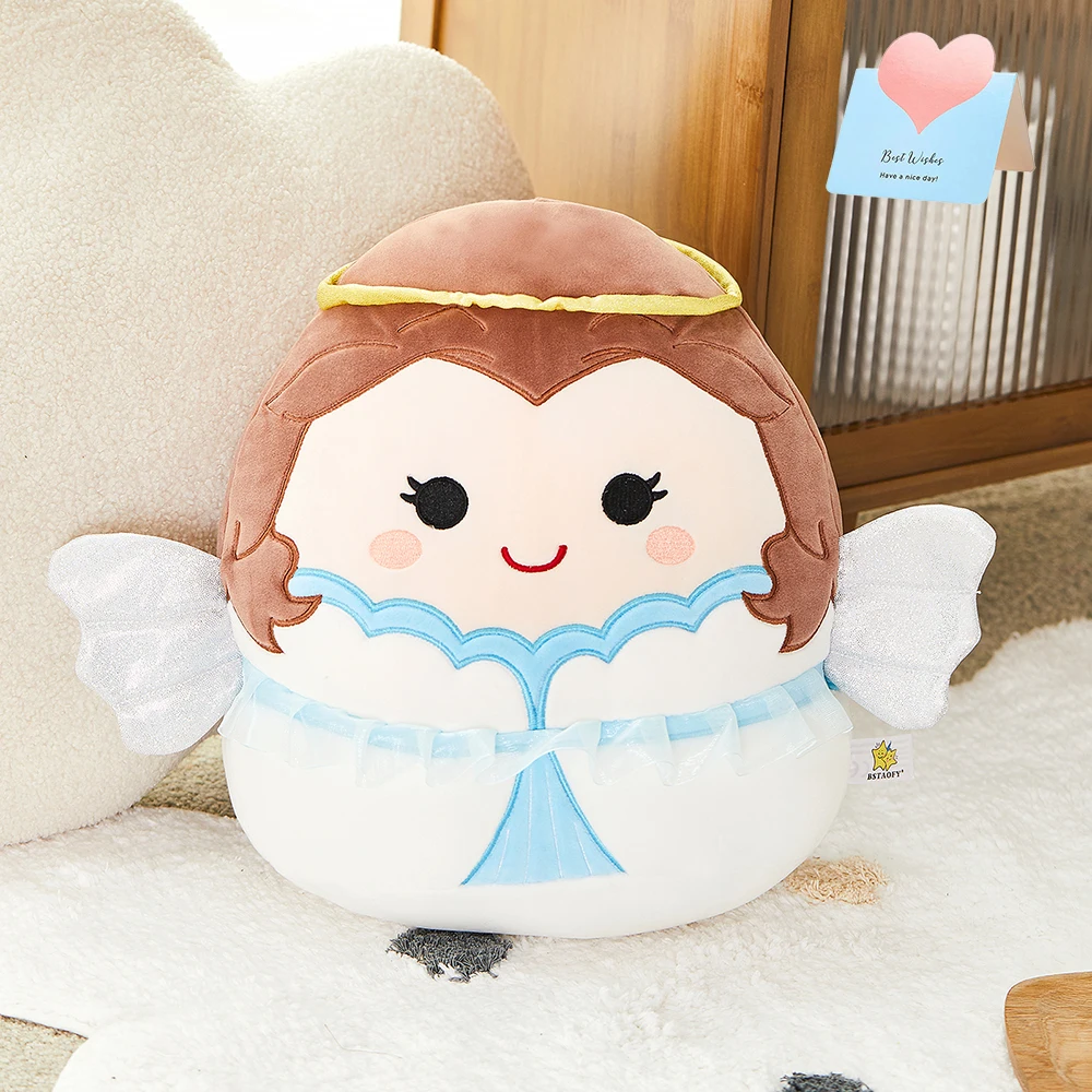 30cm Baby Angel Doll Throw Pillows Super Soft Cute Party Gift Angel Plush Toys Birthday Gifts for Girls Stuffed Pillow for Kids