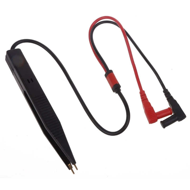 

Professional inductor Test Clip Probe Tweezers Fitting for Resistor Multimeter Capacitor Meter Clip Probe Durable