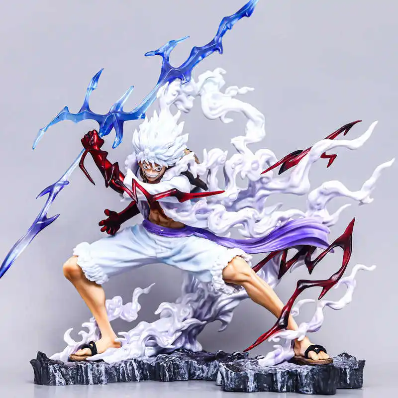 25cm One Piece Wink Gk Sun God Thunderbolt Nika Gear 5 Luffy Grasp The Lightning Tightly Anime Figure Model Collection Toy Gift