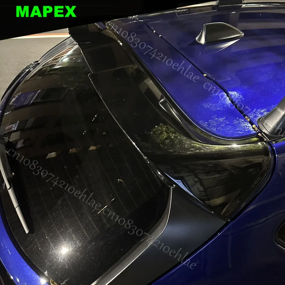 Fit 2024 Crosstrek Subaru E7210FN020V2 Rear Roof Spoiler Wing ABS Gloss Black