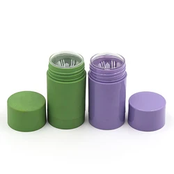 40g Empty Deodorant Containers Refillable Plastic Twist-Up Bottle For DIY Natural Crystal Deodorant Stick Cosmetics Tube