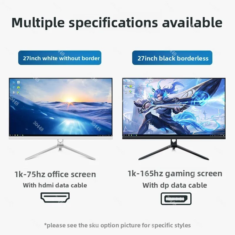 27inch Monitor Curved 2K 144Hz HD Ultra-thin 32-inch Gaming Desktop Monitor Computer Screen IPS view 5