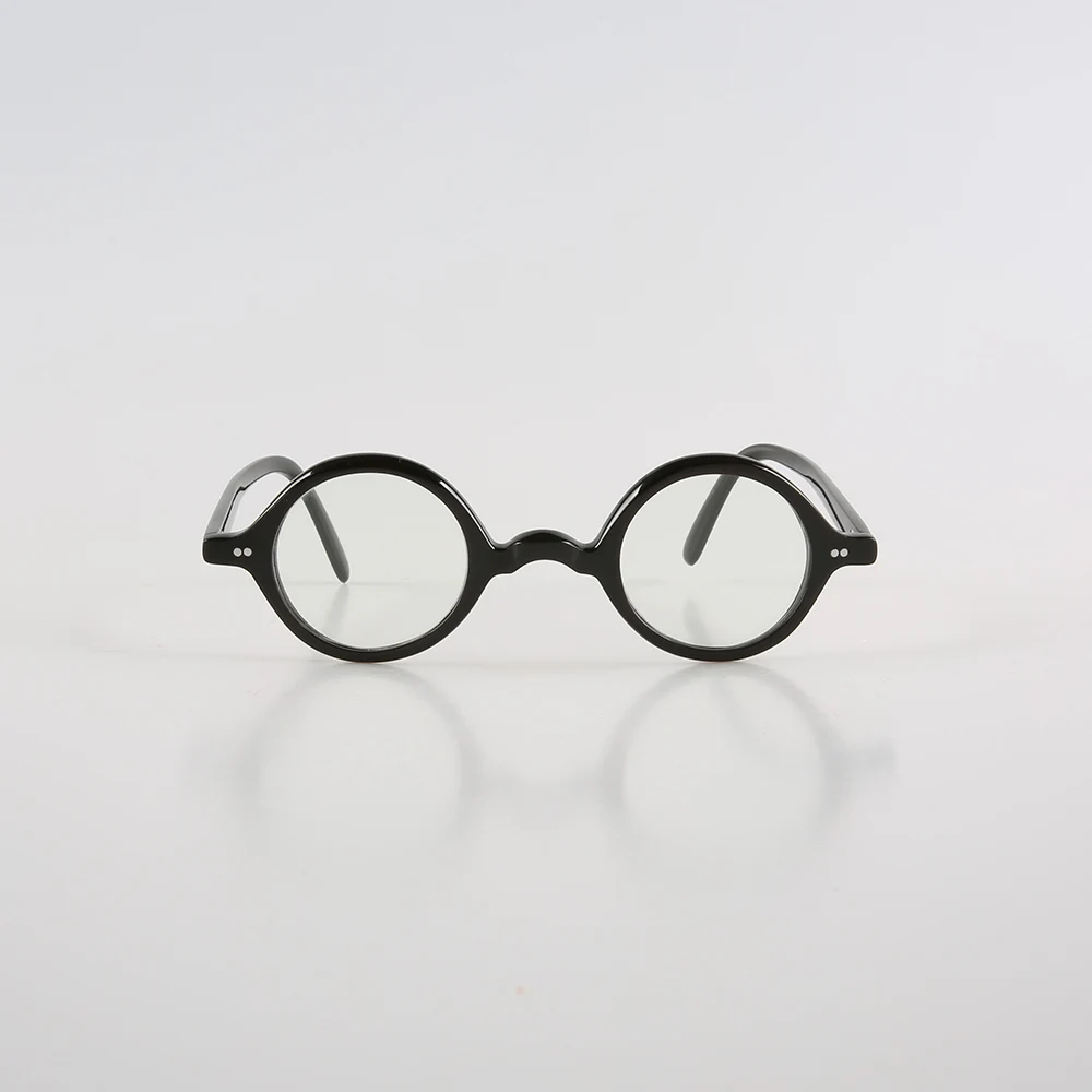 Eyeglass Frames Unique Handmade Buffalo Horn Prescription Reading Man Glasses Frames Round Thin Retro Optical Myopia Eyeglasses