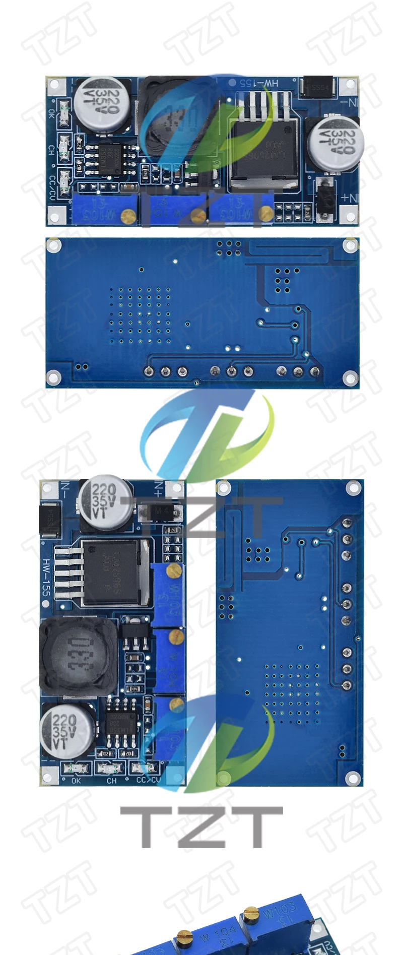 LM2596 DC-DC Step-Down CC CV Stromversorgungsmodul LED-Treiber Batterieladegerät Einstellbar LM2596S Konstantstrom Konstantspannung gut – Detail 3