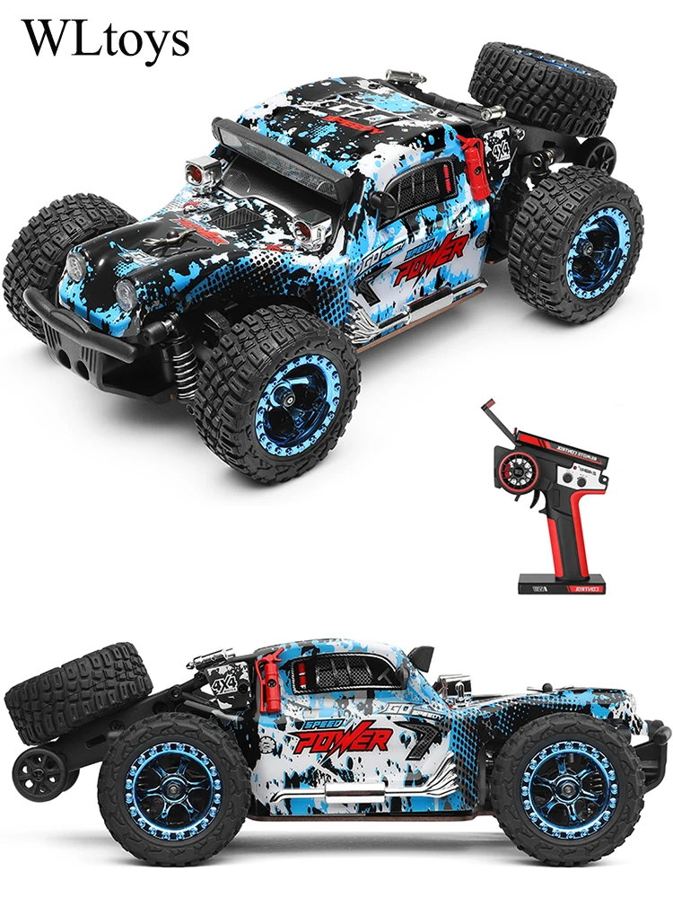 Top WLtoys 284161 1/28 met LED-verlichting 2.4G 4WD 30 km/u metalen chassis elektrische hoge snelheid off-road drift RC auto's - afbeelding 2