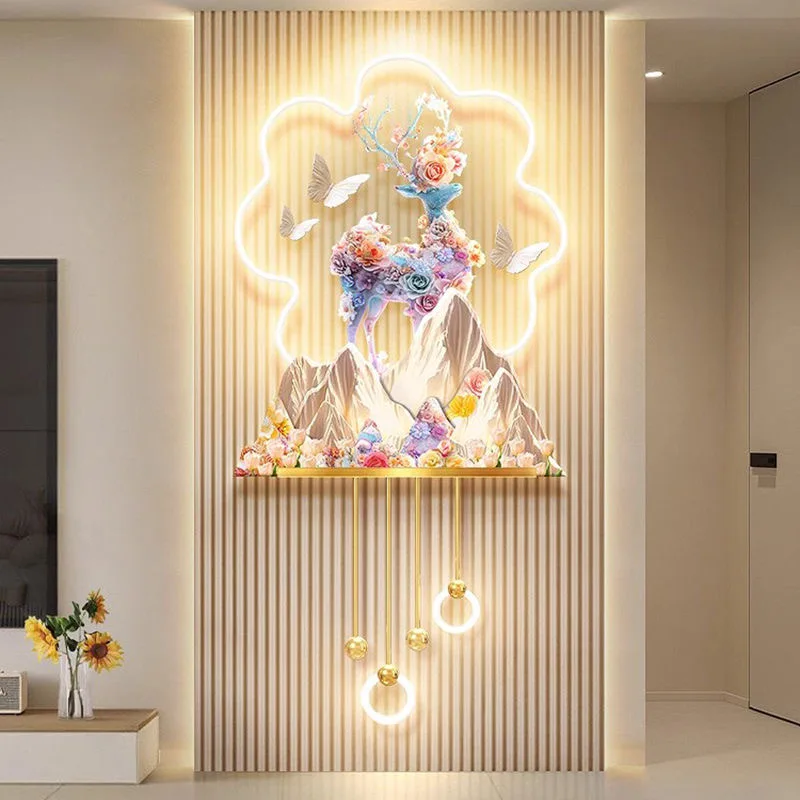 120X60CM with Light Emitting Diode Night Light Wall Living Room Home Art Pendant Home Decoration Customizable