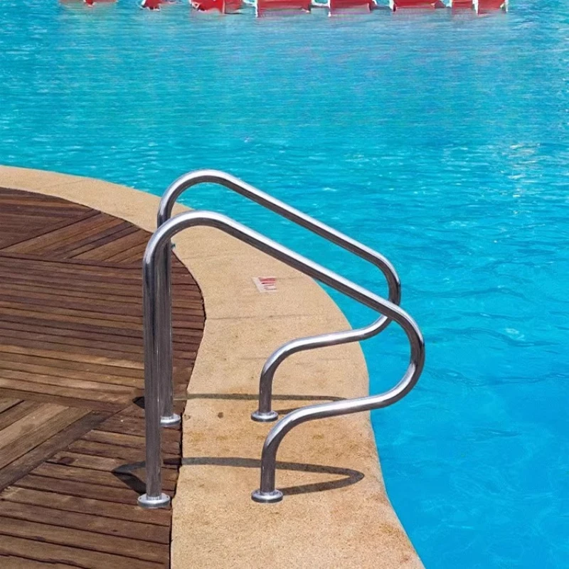 

Swimming pool handrails, thickened stainless steel, sewer ladders, stair handrails