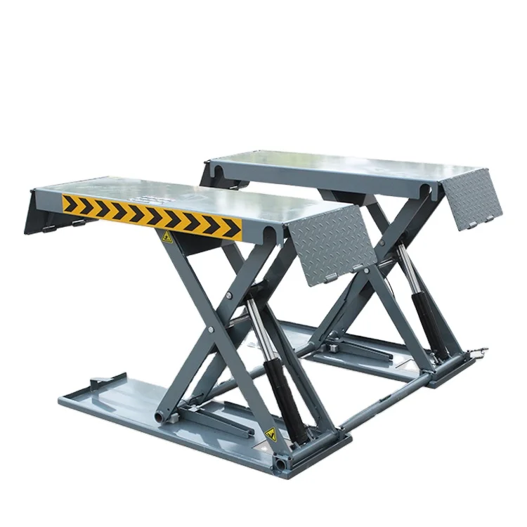 

3500kg Double Cylinder Two Post Hydraulic Scissor Lift for Service Station Car Hoist Multi-Voltage Power Supply